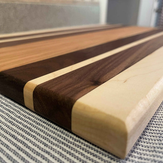 Mixed Cutting Board (Cherry, Walnut, Hard Maple)