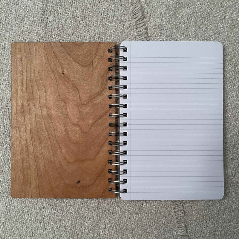He Restores My Soul – Engraved Wooden Journal