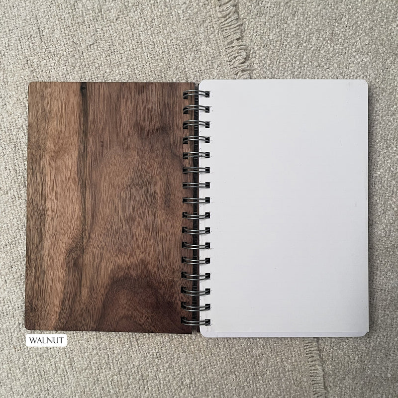Walnut Laser Cut Journal - Loved Without Measure