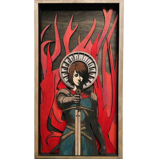 Layered Wall Art: Joan of Arc
