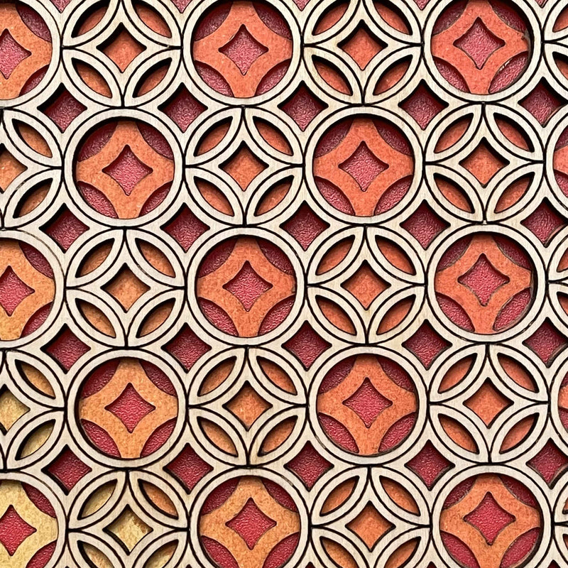 Interwoven Grace – Engraved Wooden Journal