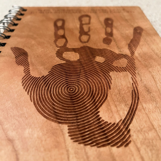 The Woodworker’s Prayer – Engraved Wooden Journal